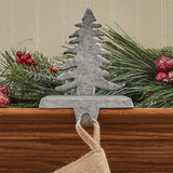 Christmas Tree Stocking Hanger - Galvanized (Set of 2)