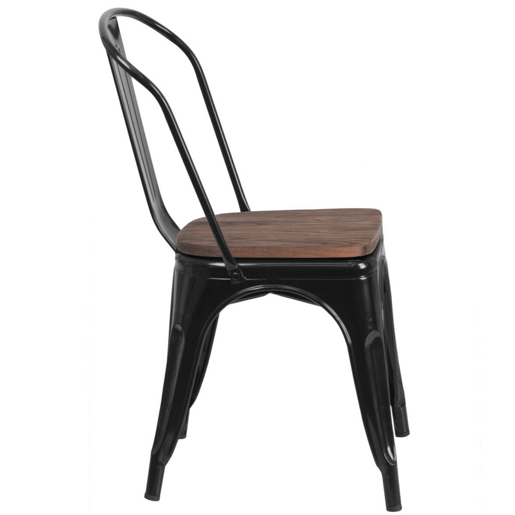 Black online tolix chair