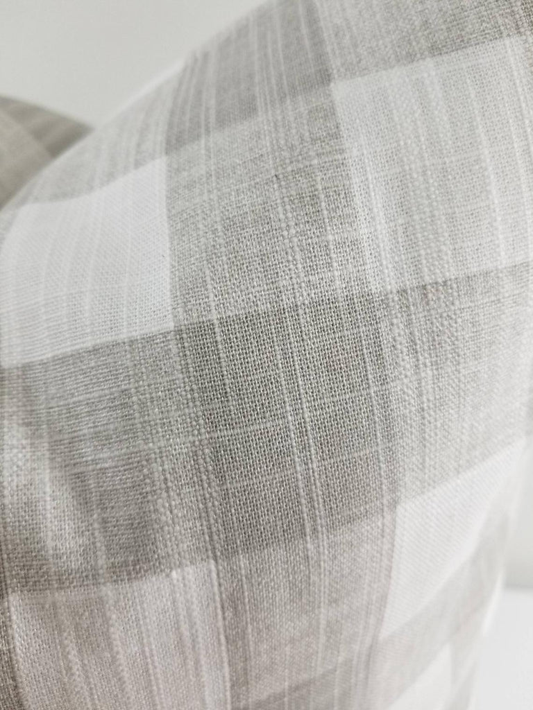 Grey buffalo store check pillows