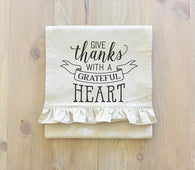 Give Thanks With a Grateful Heart Table Runner