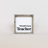 world' best teacher gift