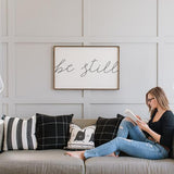Be Still Sign wood Farmhouse wall sign
