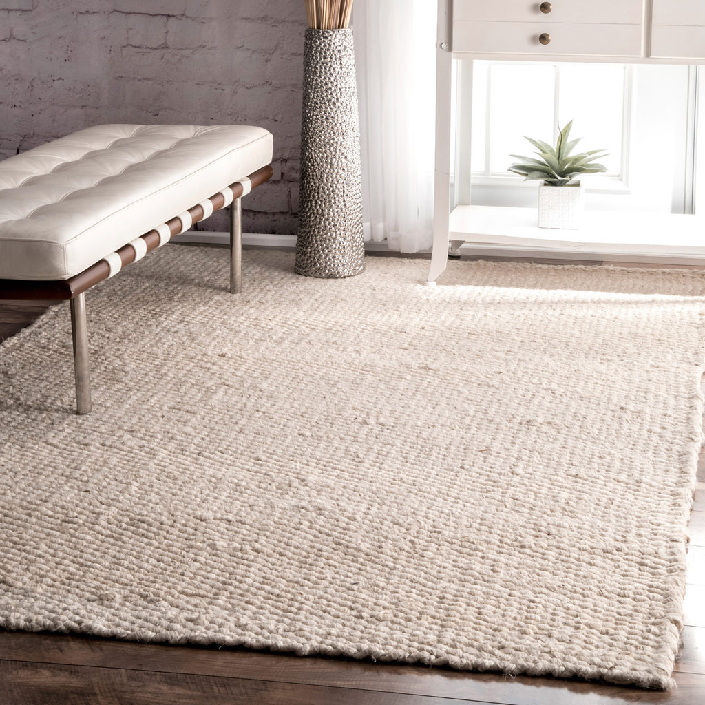 Hand Woven Hailey Jute Rug – Modern Rustic Home