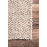 Hand Woven Hailey Jute Rug, Farmhouse Decor, area rug, floor coverings, natural fibers, bleached