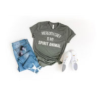 meredith gray is my spirit animal super soft t-shirt