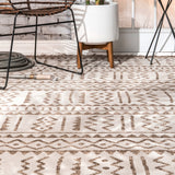 Outdoor Tribal Gretchen Rug, Farmhouse Decor, area rug, floor coverings, contemporary, transitional, beige