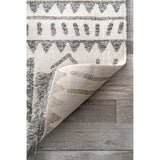 Outdoor Tribal Gretchen Rug, Farmhouse Decor, area rug, floor coverings, contemporary, transitional, light grey