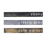 Wash Your Hands Wood Farmhouse Wall Sign ebony classic gray dark walnut