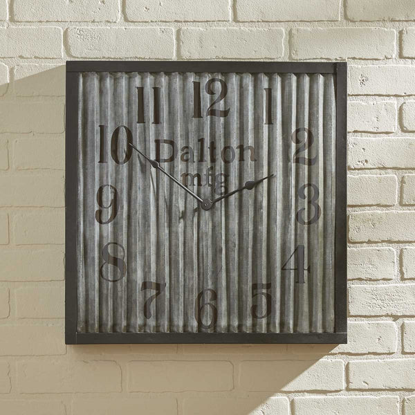 Galvanized Clock
