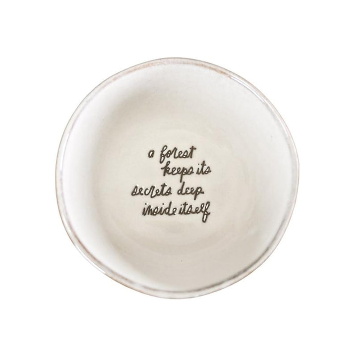 RAE DUNN CLAY - SENTIMENT CEREAL BOWLS SET OF 4