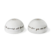 RAE DUNN CLAY - SENTIMENT SPICE SHAKERS SET OF 2