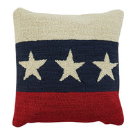 americana star pillow fourth of july memorial day labor day decor