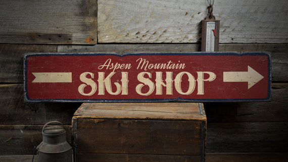 Aspen Ski Shop Sign