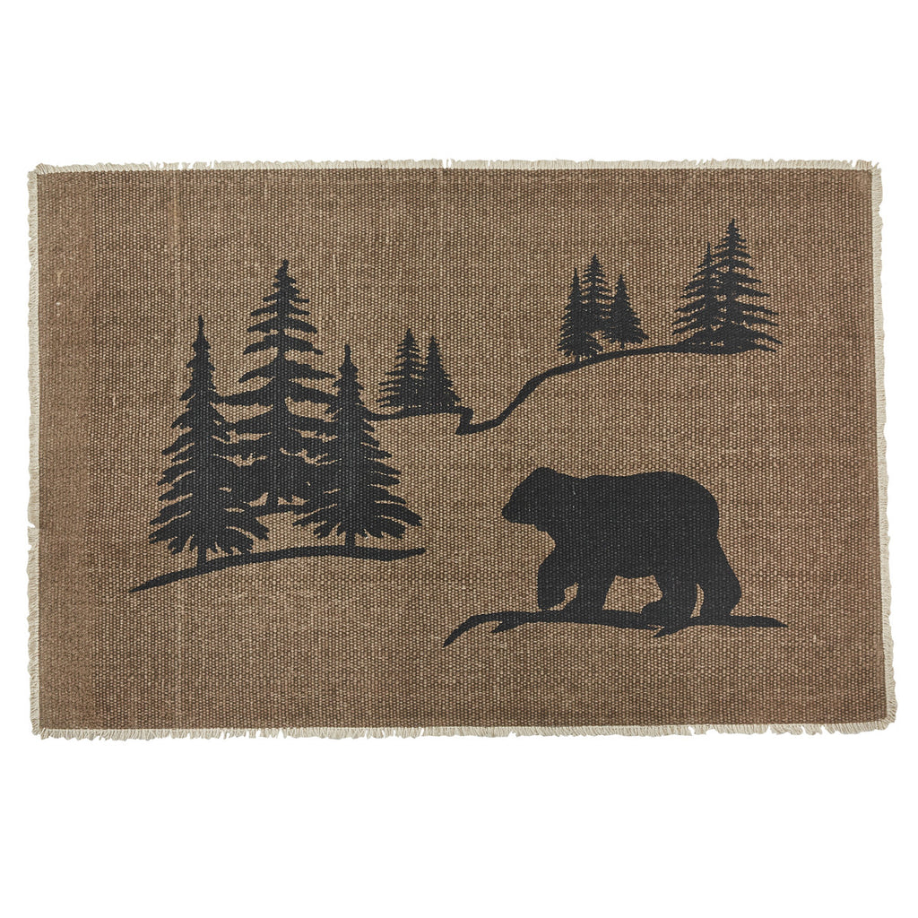Bear Scene Rug 2' X 3' – Modern Rustic Home