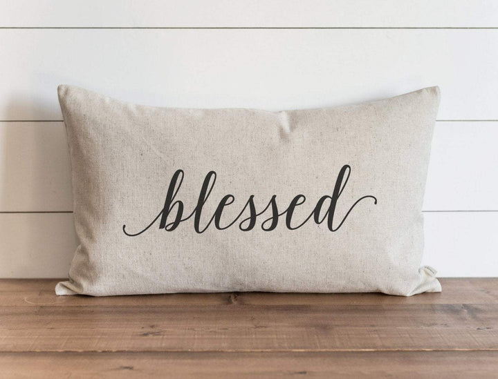 Fall Style Blessed 16 x 26 Pillow Cover