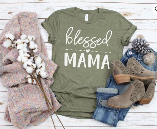 Blessed 2024 mama shirt
