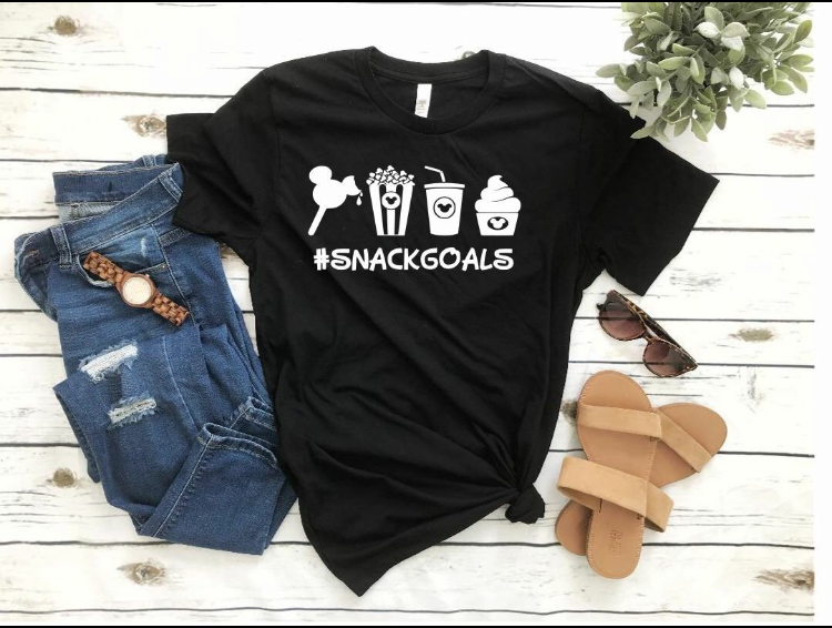Disney snack goals shirt sales