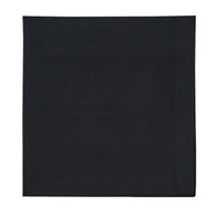 washable cloth black table napkin