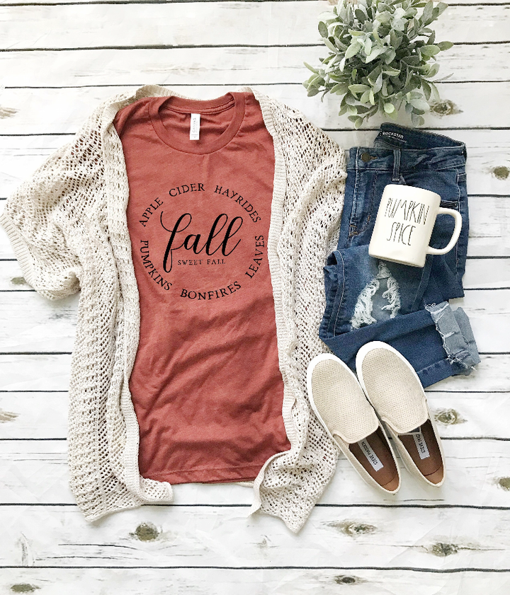Fall Sweet Fall Clay T-Shirt