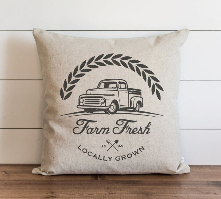 Farm Fresh Locally Grown Pillow Cover 