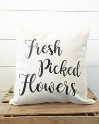 Fresh Picked Flowers Pillow Cover