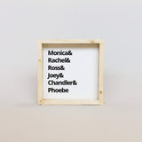 Friends Names | Wood Sign