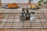 Galvanized Norwood Caddy with Glass Salt & Pepper Shakers