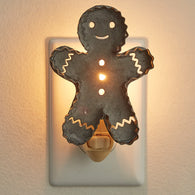 Bright metal Christmas gingerbread night light