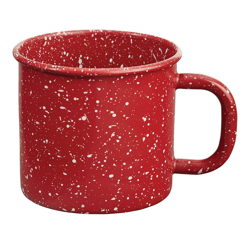 Granite Enamelware Mug Red (Set of 2) Modern Rustic Home