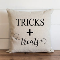 Halloween Pillow Cover // Tricks + Treats