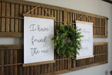 "I have found the one whom my soul loves " Set of 2 Canvas Posters Farmhouse Decor
