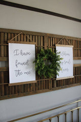 "I have found the one whom my soul loves " Set of 2 Farmhouse hanging Canvas Posters