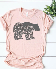 Mama Bear Pink T-Shirt