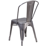 Metal Indoor Stackable Tolix Farmhouse Chair