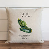 No. 44 Zucchini Pillow Cover