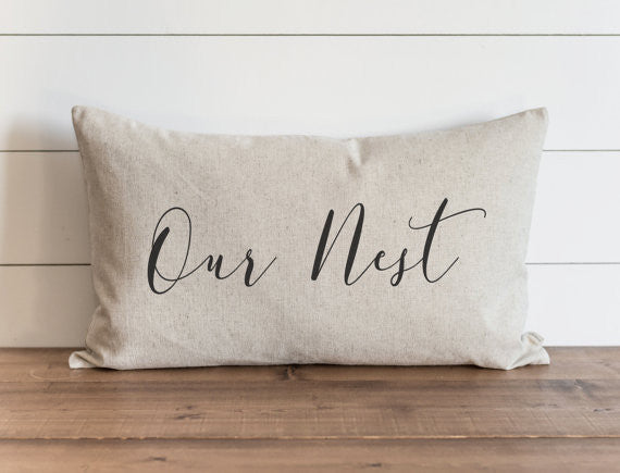 Our Nest 16 x 26 Lumbar Pillow Cover – Modern Rustic Home