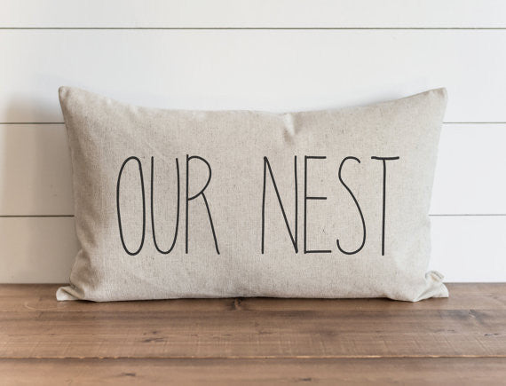 Our Nest CAPS 16 x 26 Pillow Cover