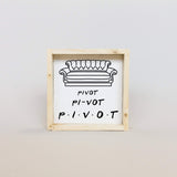pivot shelf decor