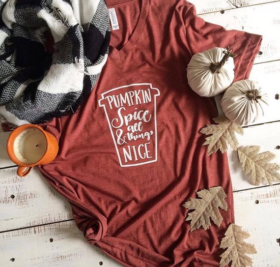 Pumpkin Spice & All Things Nice T-Shirt 