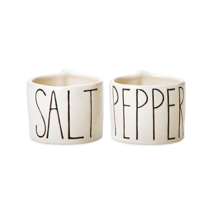 Rae Dunn Salt + Pepper Cellars