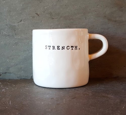 Rae Dunn Strength Mug – Modern Rustic Home
