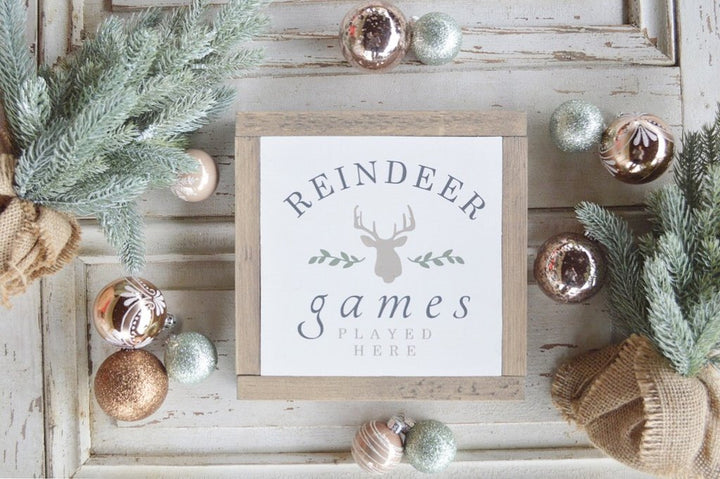 Reindeer Games Sign﻿