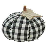 farmhouse SHORT BLACK AND CREAM CHECK PUMPKIN