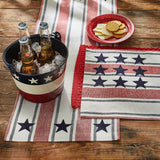 STARS AND STRIPES TABLE RUNNER july fourth