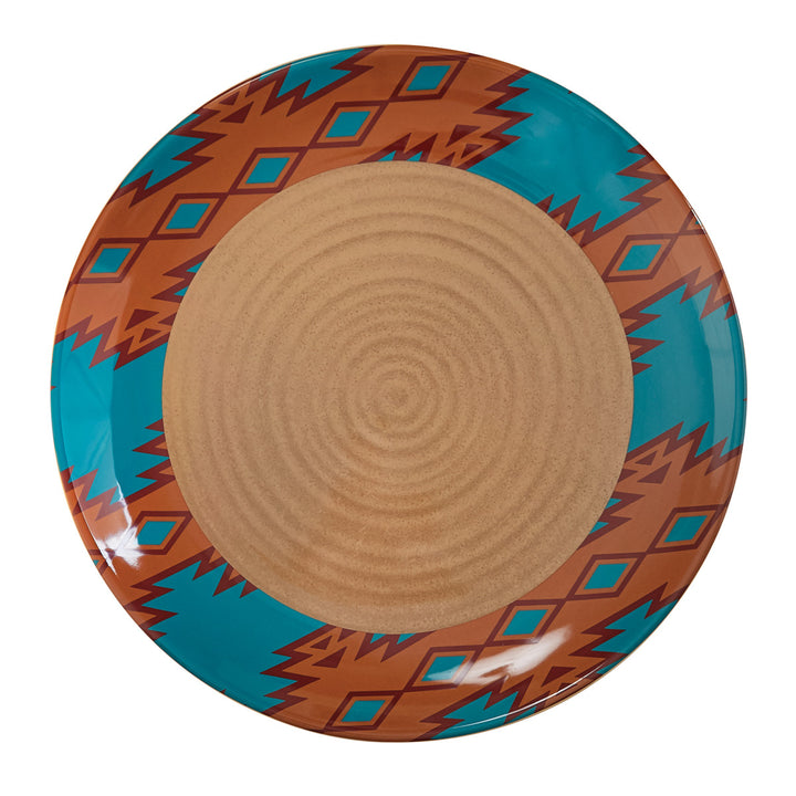 Fun Pattern Southwest Pottery Dinner Plate