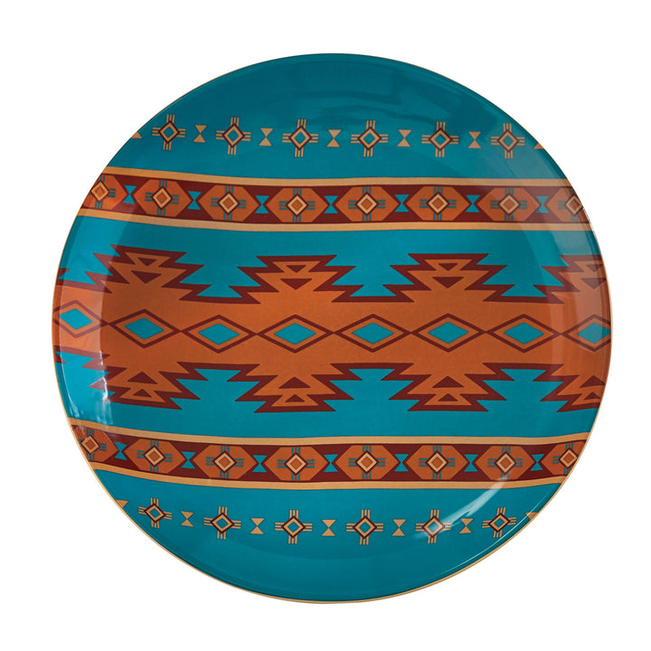 Tribal Patterned Southwest Pottery Salad Bowl