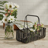metal flower basket