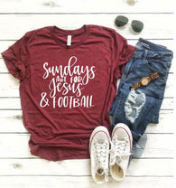 Sundays are for Jesus and Football T-Shirt