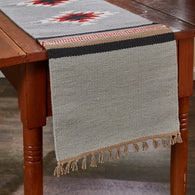 Gray Patterned Trail Table Runner