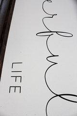 What A Wonderful Life Wood Sign. Farmhouse Decor